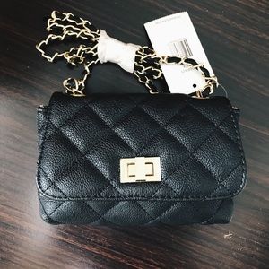 Quilted chain purse